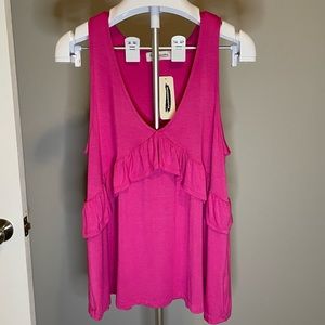 Babydoll Tank in Fuchsia